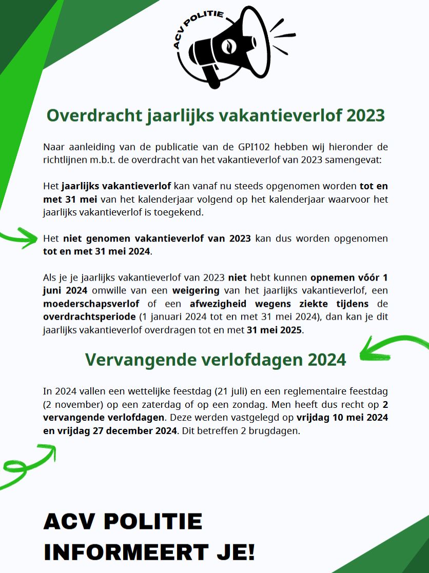 flyer vakantieverlof 2024