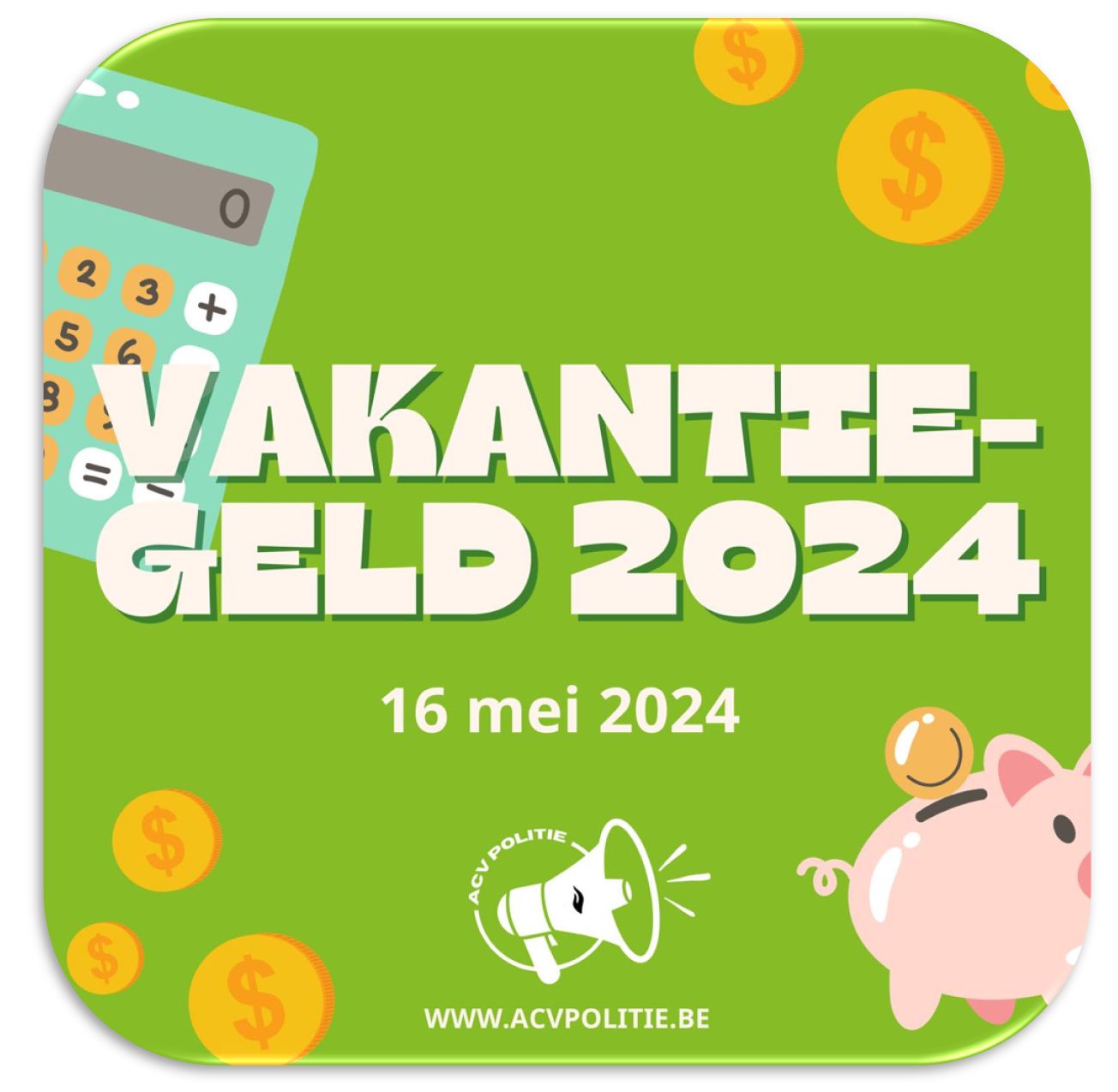 flyer over vakantiegeld 2023